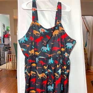 SheIn Dinosaur Skater dress, 4XL